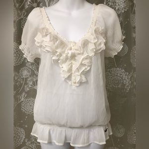 NWT Hollister Sheer Blouse